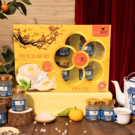 SET HỘP QUÀ TỔ YẾN CHƯNG LAMNEST 6 CHAI