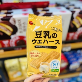 Bánh xốp sữa đậu nành Bourbon Nhật 