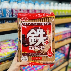 Bánh xốp bổ sung Canxi Healthy Club Nhật vị socola 