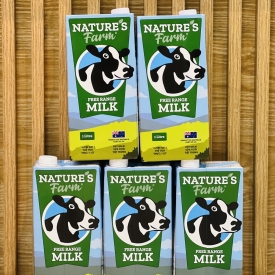 Sữa tươi Nature’s Farm Úc 1L