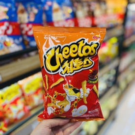 Snack Lotte Cheetos vị thịt nướng BBQ 88gr