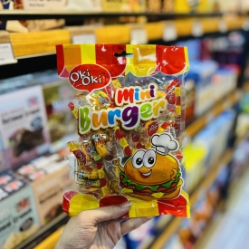 Kẹo dẻo mini burger Oki Oki 120g