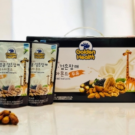 THÙNG 24 TÚI SỮA ÓC CHÓ HẠNH NHÂN GOLDEN HEALTH