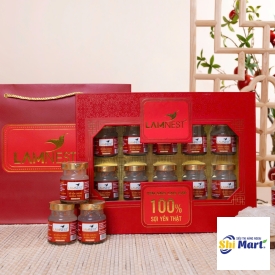 SET HỘP QUÀ TỔ YẾN CHƯNG LAMNEST 10 CHAI