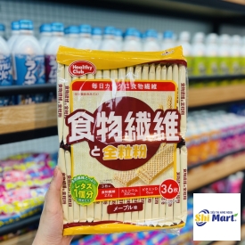 Bánh xốp lúa mì nguyên cám và xơ Healthy Club Nhật