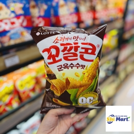 Snack Lotte bắp nướng hình nón vị truyền thống 67g