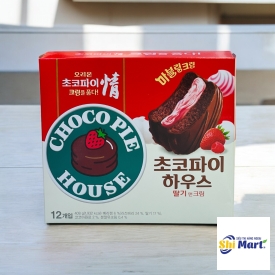 Bánh chocopie house vị dâu 408g Hàn quốc