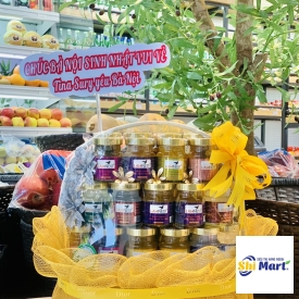Giỏ quà yến chưng ( 18-20 hủ yến )