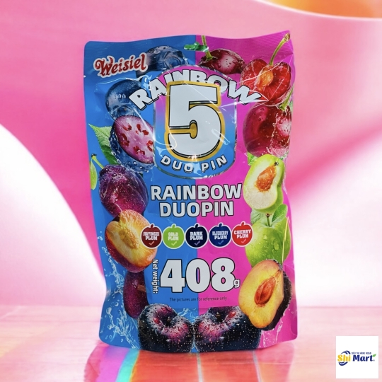 Ô mai mận Rainbow Duopin 
